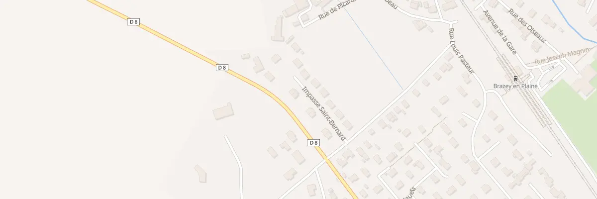 Plan du 5 Imp Saint Bernard à Brazey-en-Plaine