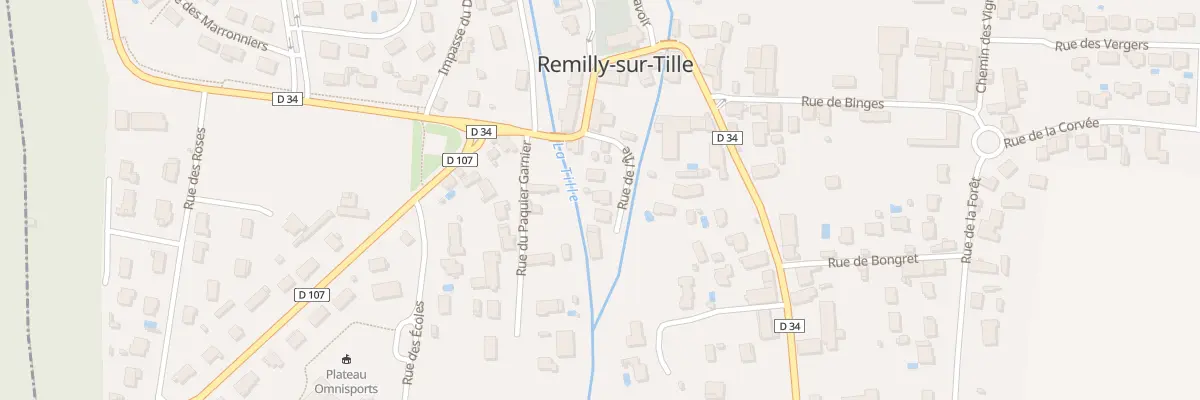 Plan du 6 Rue de l’Ile à Remilly-sur-Tille