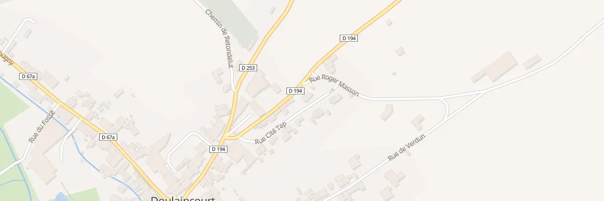 Plan du 4 Rue Cité Tep à Doulaincourt-Saucourt