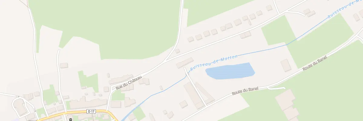 Plan du 7 Rte du Banel à Matton-et-Clémency