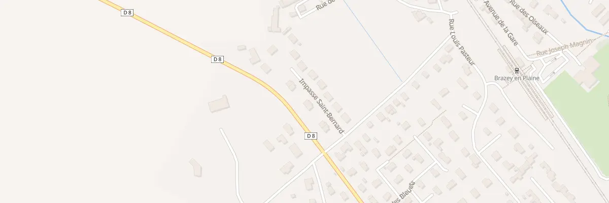 Plan du 4 Imp Saint Bernard à Brazey-en-Plaine