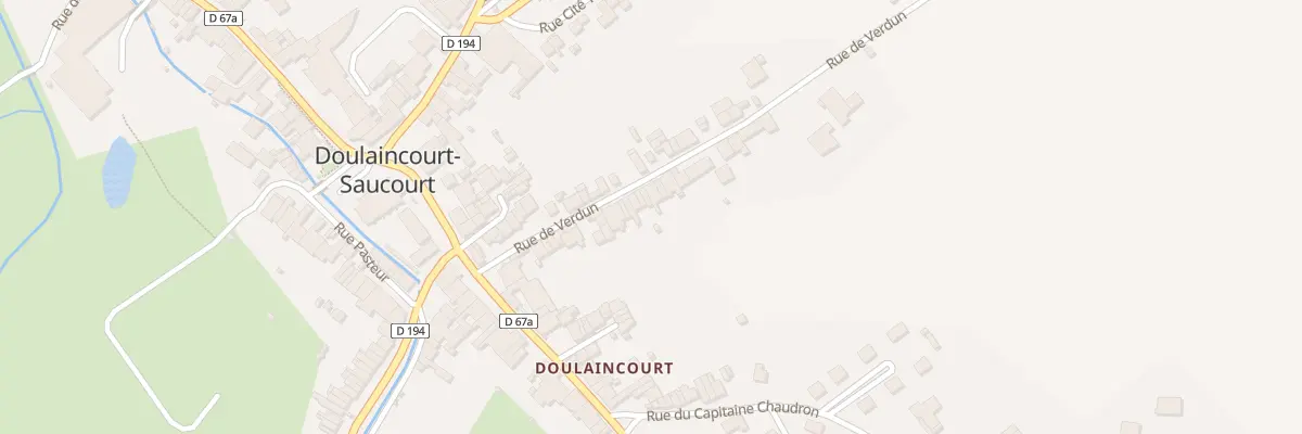 Plan du 26 Rue de Verdun à Doulaincourt-Saucourt