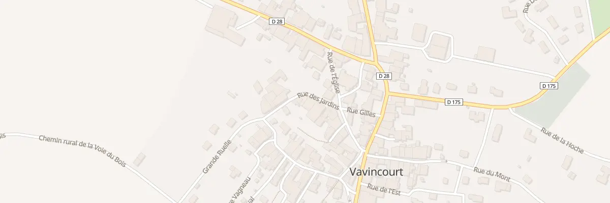 Plan du 7 Rue des Jardins à Vavincourt