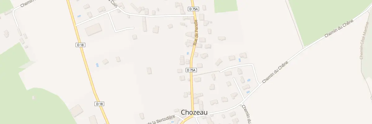 Plan du 147 Rue de Perelle à Chozeau