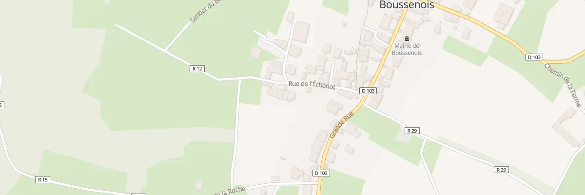 Plan du 3 Rue de l’Echenot à Boussenois