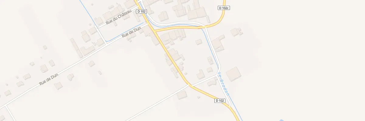 Plan du 3 Rue de Fontaines à Milly-sur-Bradon