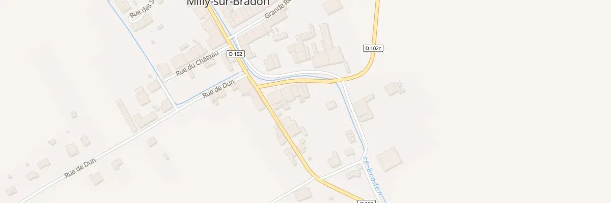 Plan du 8 Rue de la Fromonne à Milly-sur-Bradon