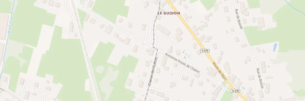 Plan du 5 Imp du Guidon à Branges