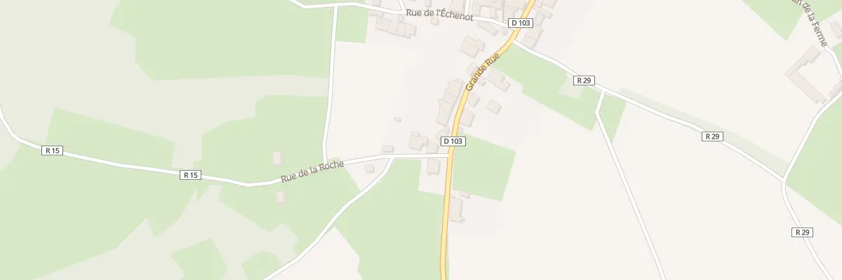 Plan du 2 Rue de la Roche à Boussenois