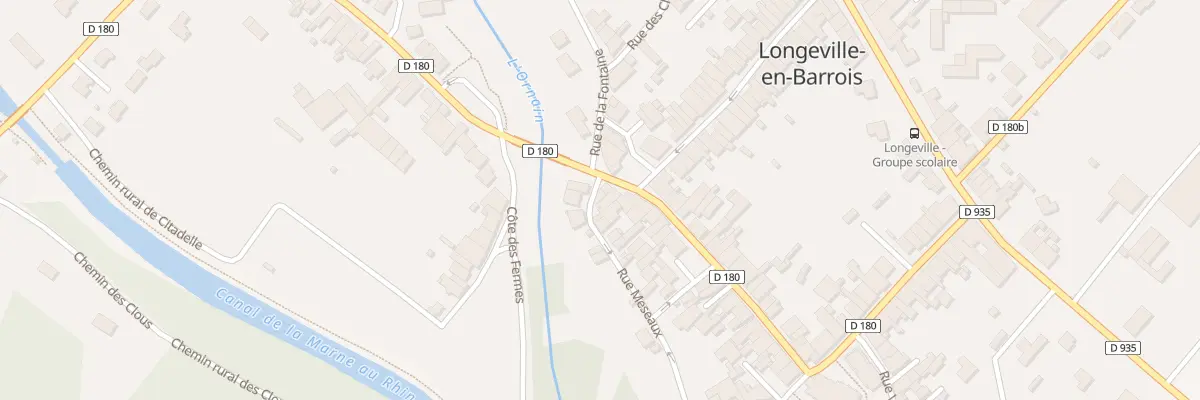 Plan du 4 Rue Meseaux à Longeville-en-Barrois