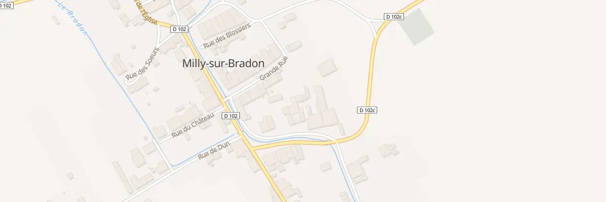Plan du 5 Rue de la Fromonne à Milly-sur-Bradon