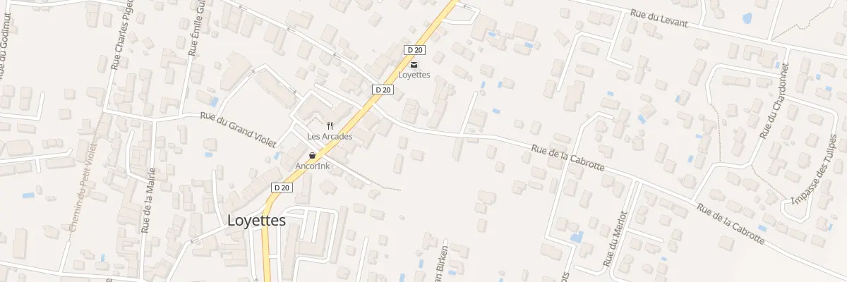 Plan du 68 Rue de la Cabrotte à Loyettes