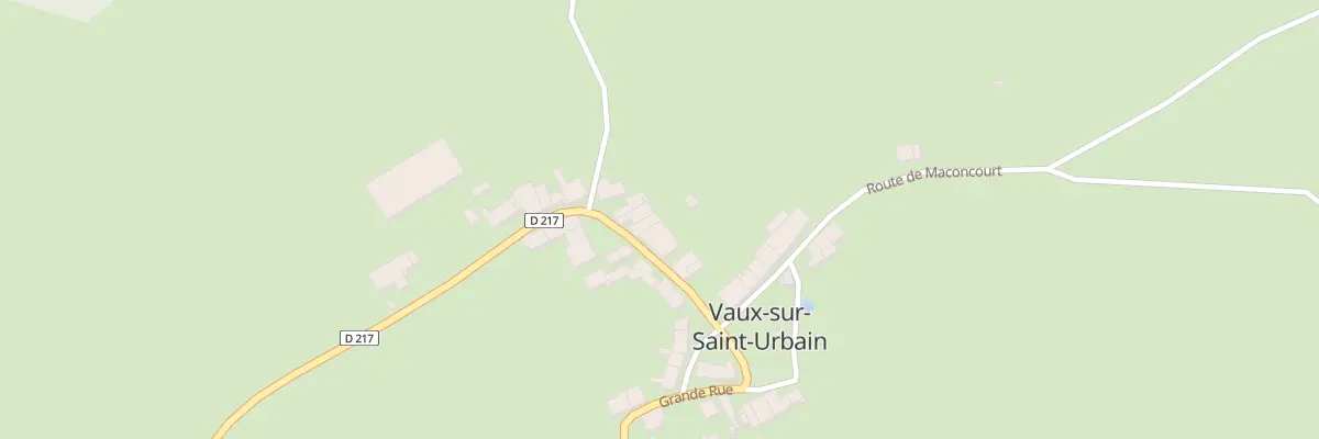 Plan du 19 Rue Grande Rue à Vaux-sur-Saint-Urbain