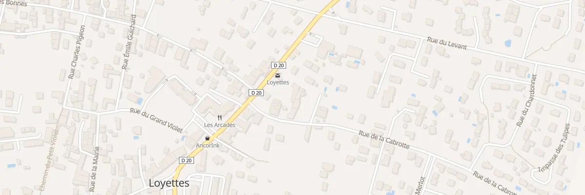 Plan du 63 Rue de la Cabrotte à Loyettes