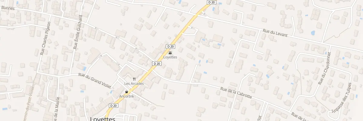 Plan du 65 Rue de la Cabrotte à Loyettes