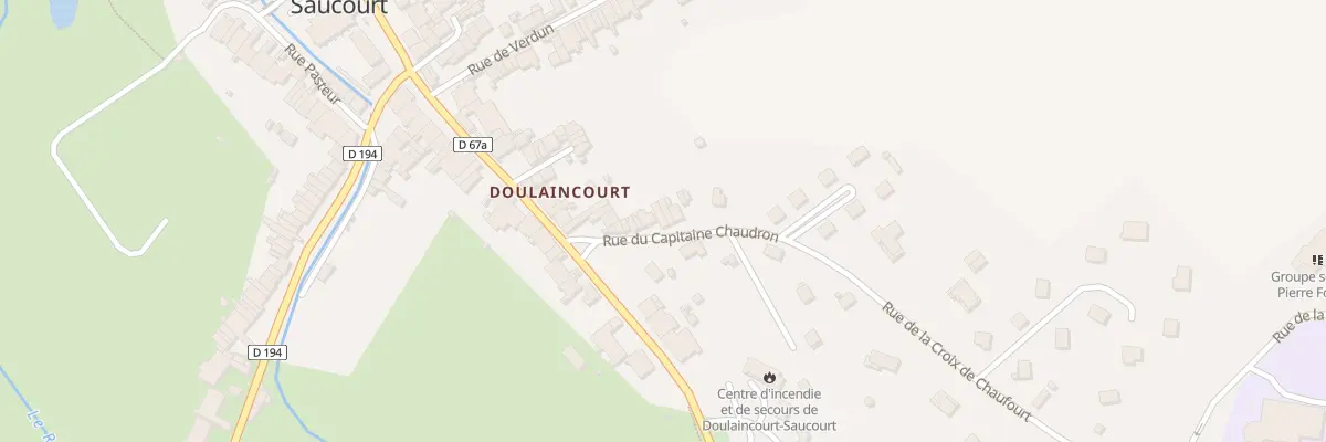 Plan du 9 Rue du Capitaine Chaudron à Doulaincourt-Saucourt