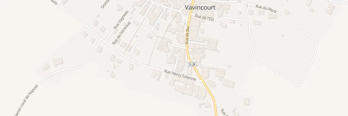 Plan du 6B Rue Henry Estienne à Vavincourt