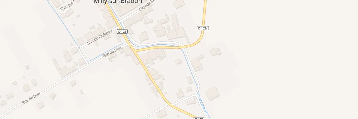Plan du 12 Rue de la Fromonne à Milly-sur-Bradon