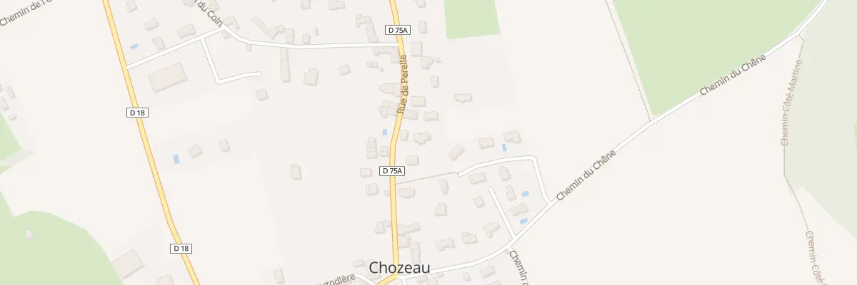 Plan du 170 Rue de Perelle à Chozeau