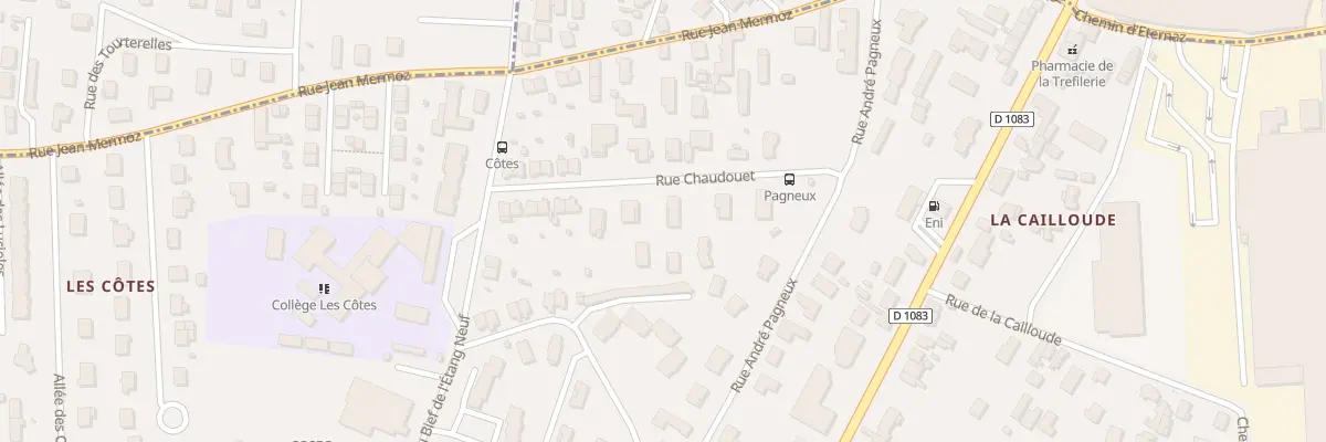 Plan du 113B Rue Chaudouet à Péronnas