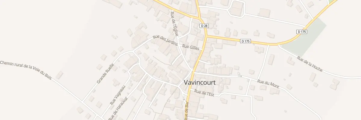 Plan du 3 Rue de l’Eglise à Vavincourt