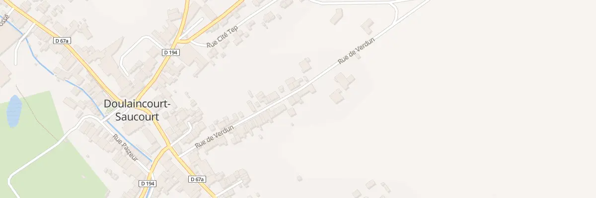 Plan du 42 Rue de Verdun à Doulaincourt-Saucourt