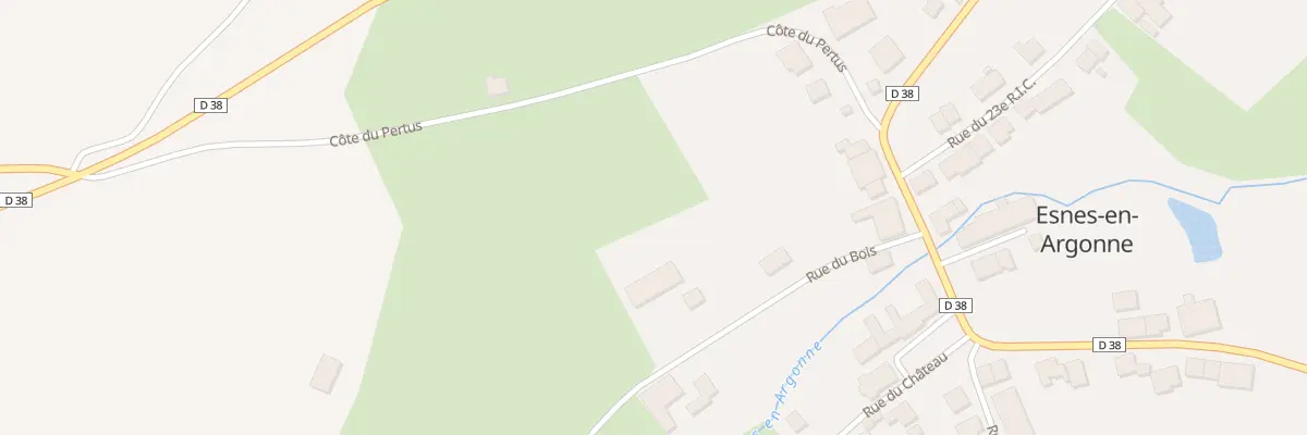 Plan du 4 Che des Bois à Esnes-en-Argonne