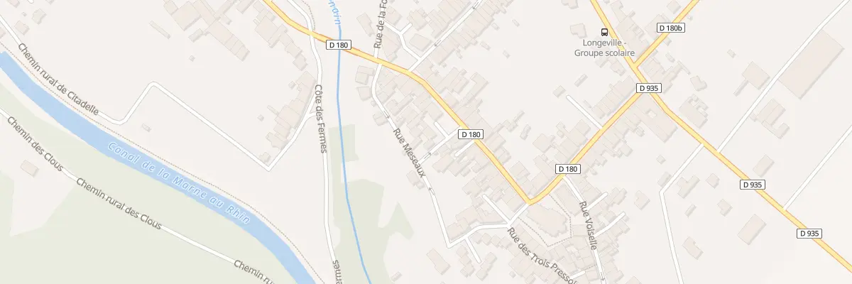 Plan du 9011 Grande Rue à Longeville-en-Barrois