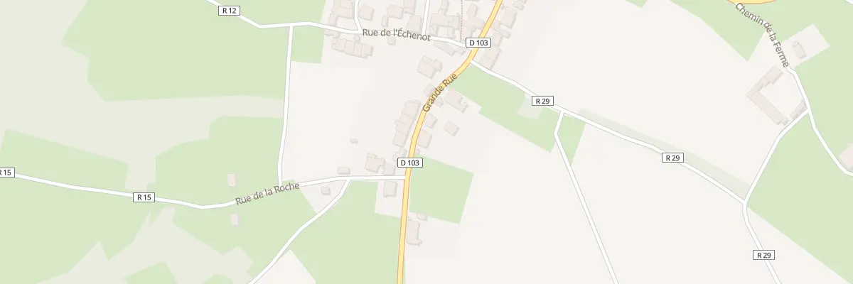 Plan du 10 Gr Grande Rue à Boussenois