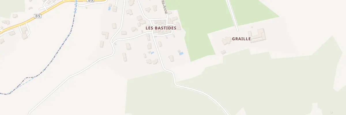 Plan du 225 Che des Bastides à Méthamis