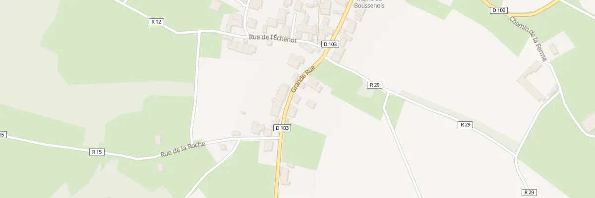 Plan du 12 Gr Grande Rue à Boussenois