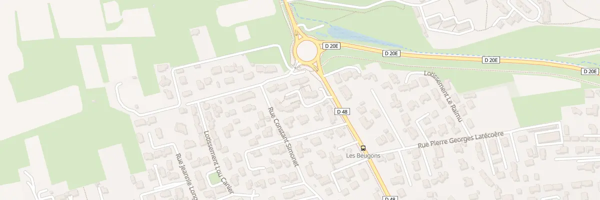 Plan du 43 Rte de la Plage à Marignane