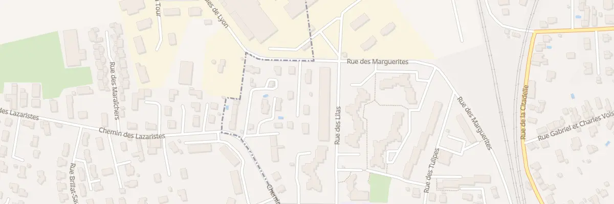 Plan du 3 Rue des Églantines à Bourg-en-Bresse