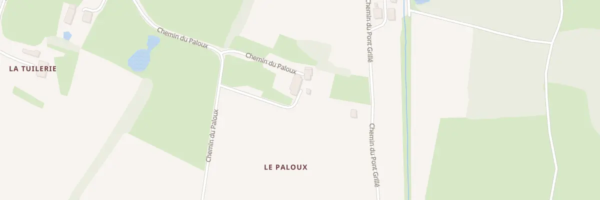 Plan du 1738 Che du Paloux à La Chapelle-Naude