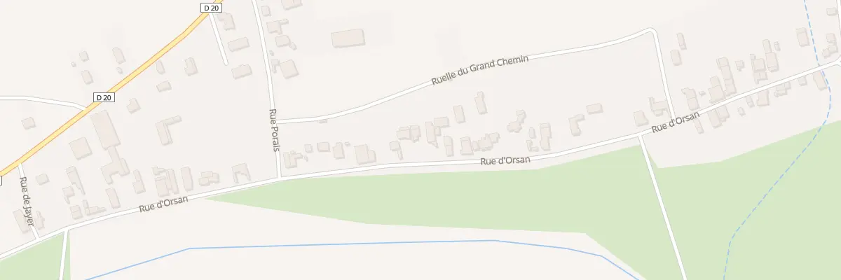 Plan du 44 Rue d’Orsan à Esbarres