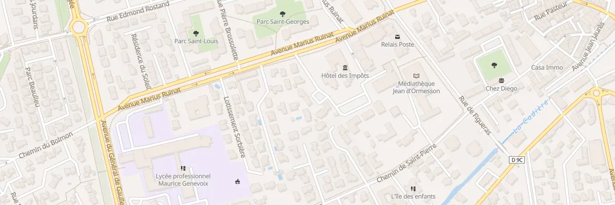 Plan du 41 Av Marius Ruinat à Marignane