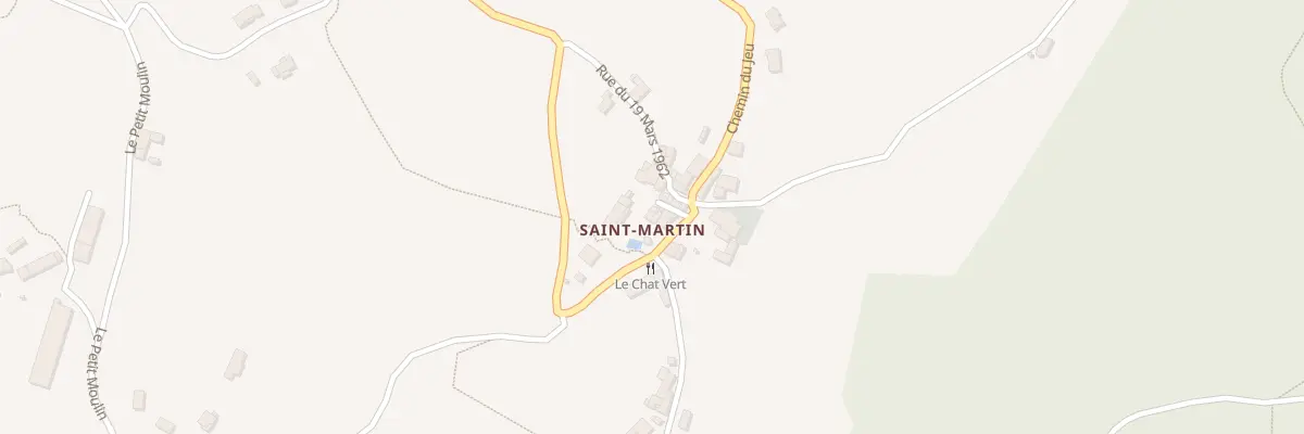 Plan du 5198 Saint Martin à Hostun