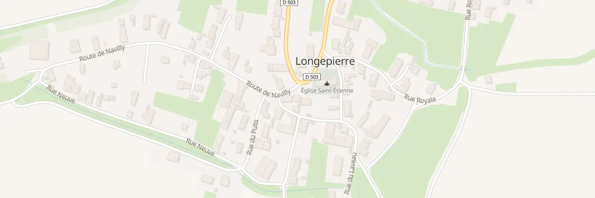 Plan du 1 Rte de Navilly à Longepierre