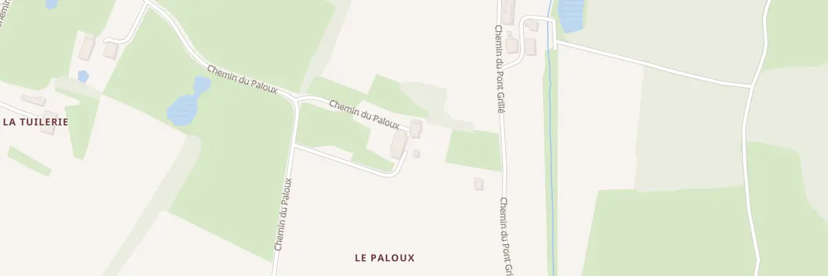 Plan du 1688 Che du Paloux à La Chapelle-Naude