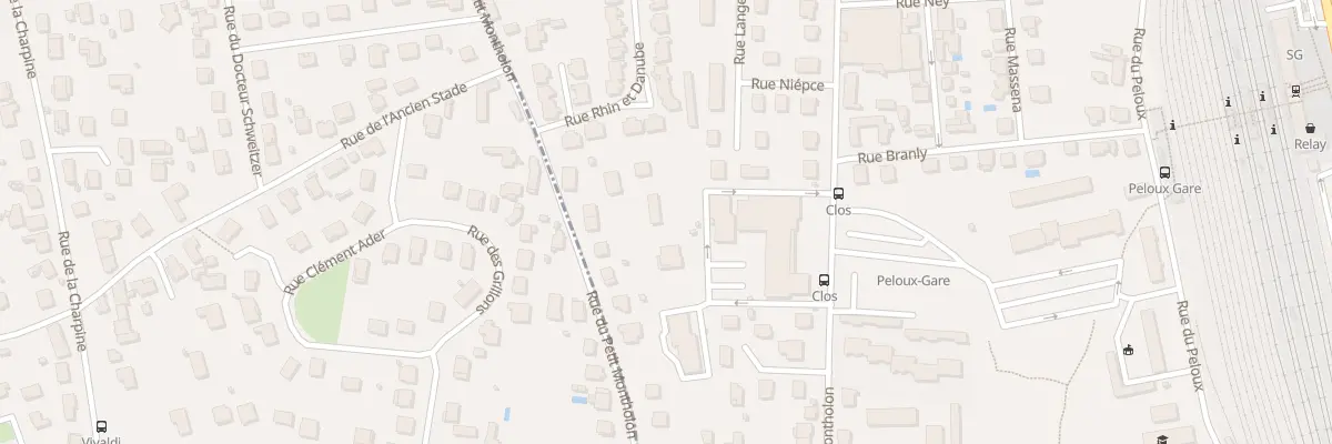 Plan du 20 Rue de Montholon à Bourg-en-Bresse