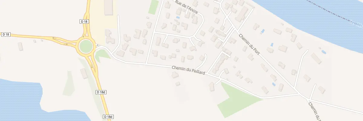 Plan du 215 Che du Peillard à Saint-Romain-de-Jalionas