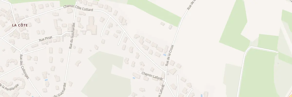 Plan du 141 Che Cote Colliard à Meximieux