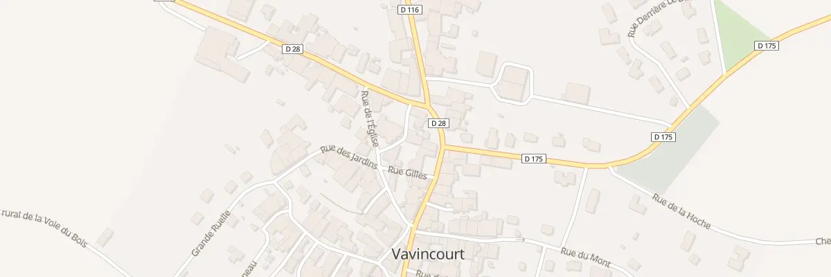 Plan du 2 Rle de l’Eglise à Vavincourt