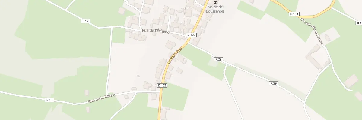 Plan du 16 Gr Grande Rue à Boussenois
