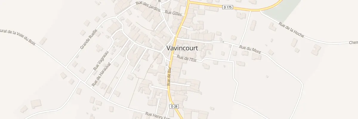 Plan du 3 Rue de Bar à Vavincourt