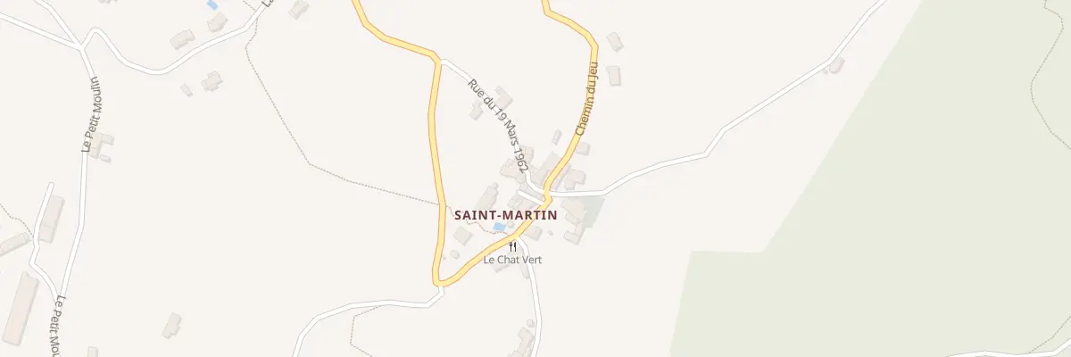 Plan du 5126 Saint Martin à Hostun