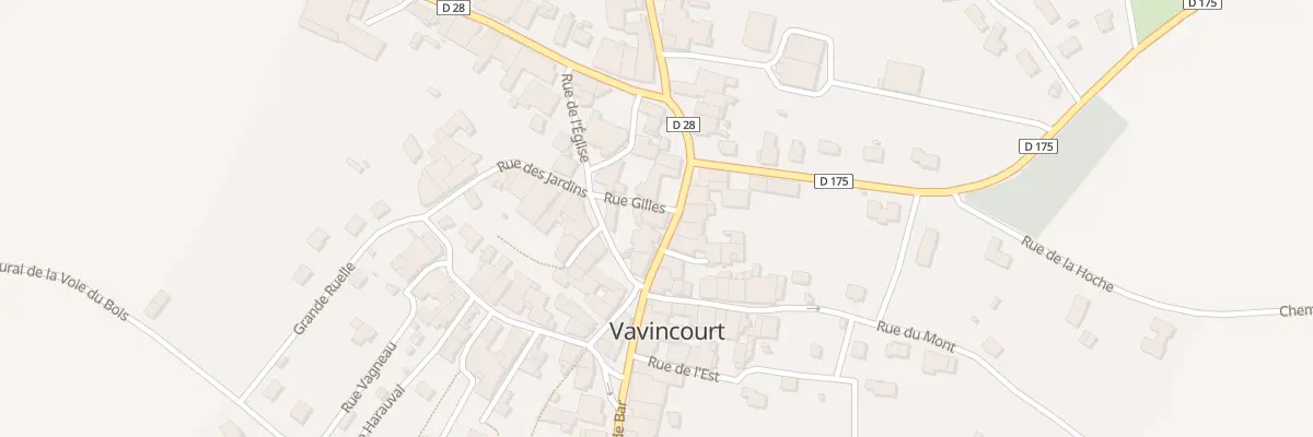 Plan du 5 Rue de Verdun à Vavincourt