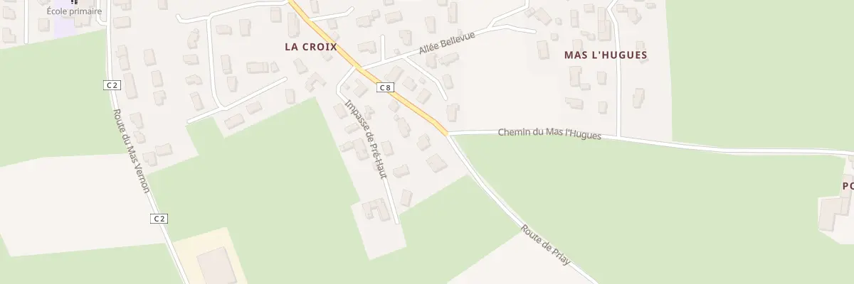 Plan du 518 Rte de Priay à Dompierre-sur-Veyle