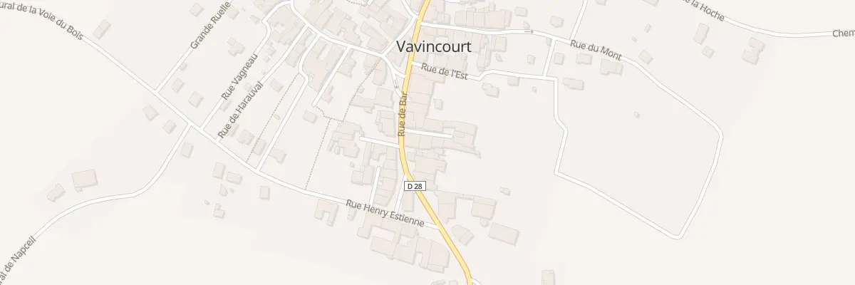 Plan du 2 Imp de l’Est à Vavincourt