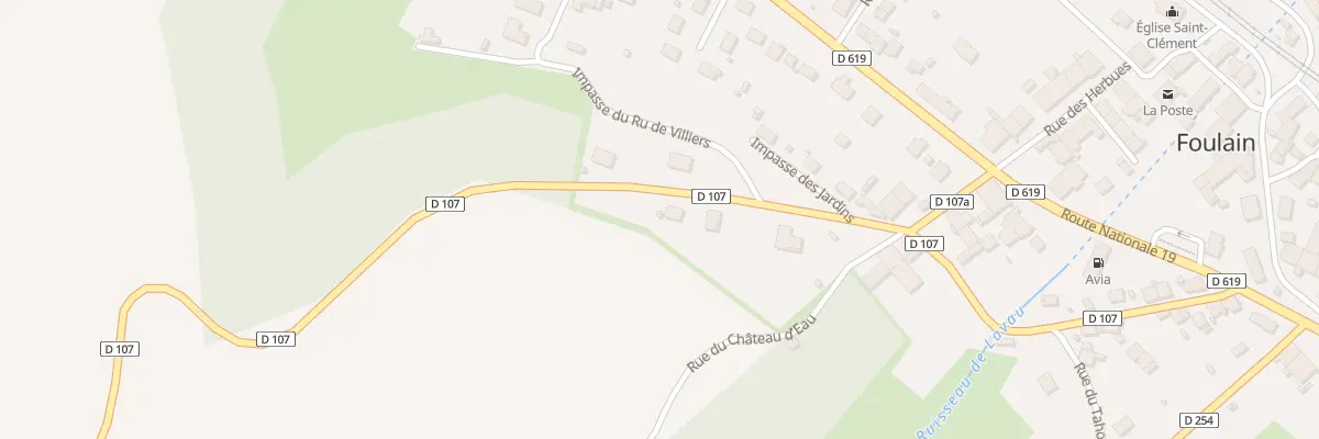 Plan du 9 Rue de la Cote Bonheur à Foulain